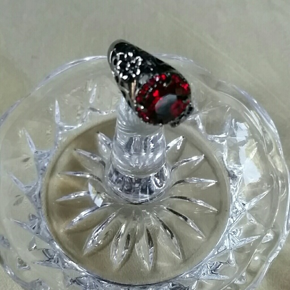NEW RING RUBY COLOR 9 sz - Picture 3 of 4